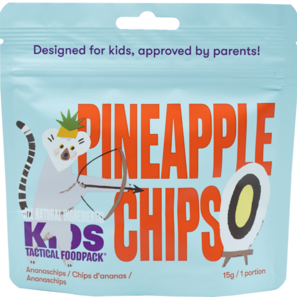 Gaiagames Tactical Foodpack Kids, Ananaschips, Vorderseite