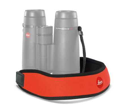 Leica Camera Neopren Fernglasgurt signalorange