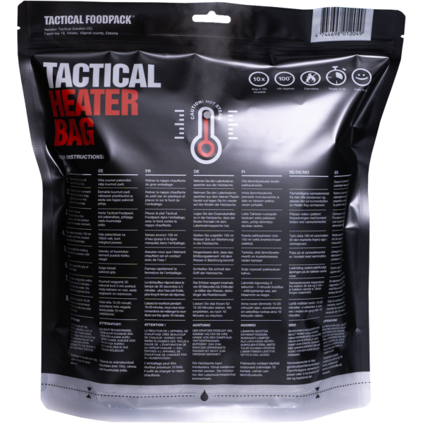Tactical Food, Heizbeutel mit Heizelement