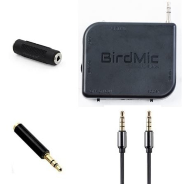 Audioschnittstelle zum Parabolspiegel von BirdMic