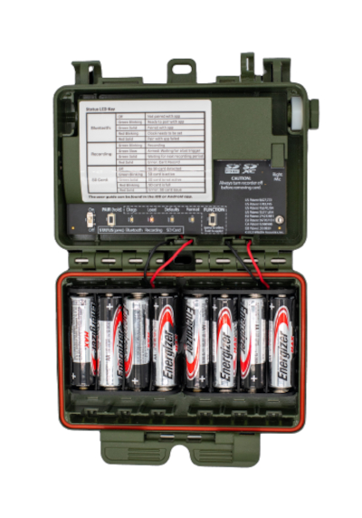 Song Meter Mini Bat 2, Wildlife Acoustics, Innenleben m. Batteriefach