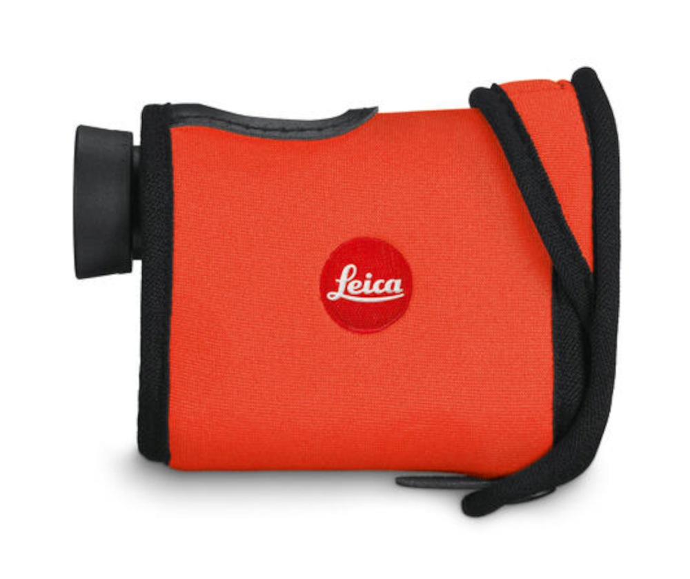 Signaloranger Neoprencover von Leica für CRF Rangemaster, geschlossen