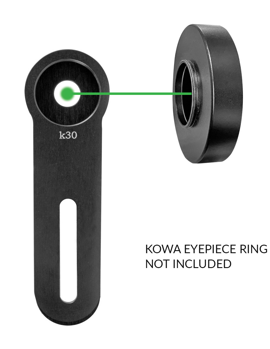 Kowa Opti k-Arm Anwendungsbeispiel mit Adapterring