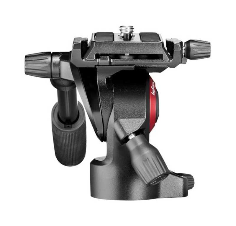 MANFROTTO MVH400AH, Vorderansicht mit Schnellwechselplatte