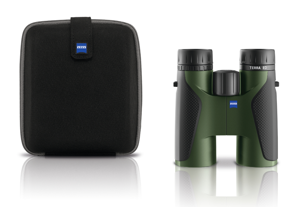 Zeiss Binocular schwarz & grün Terra ED 10x42