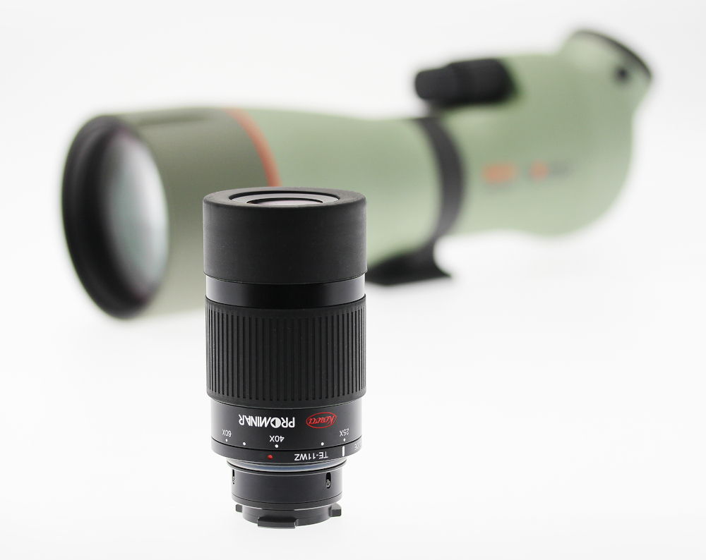 Kowa Optimed Okular TE-11WZ II 25-60x, TE-11WZ II 30-70x (bei 99mm Objektivdurchmesser) Weitwinkelzoom