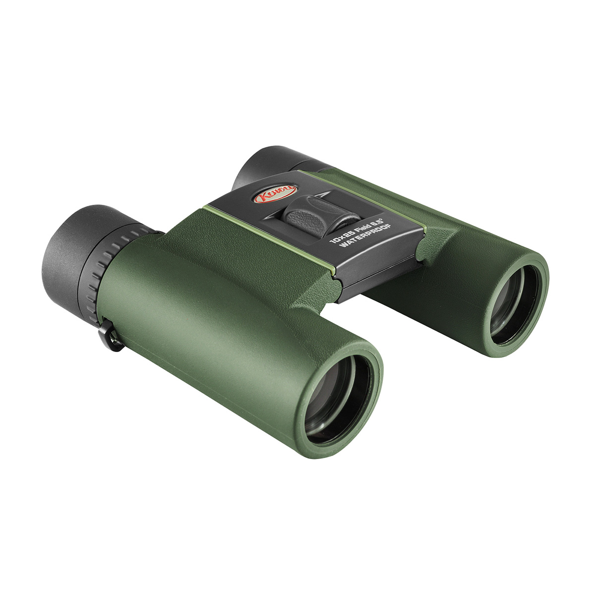 Kowa SV II 10x25, liegend, Objektivseits