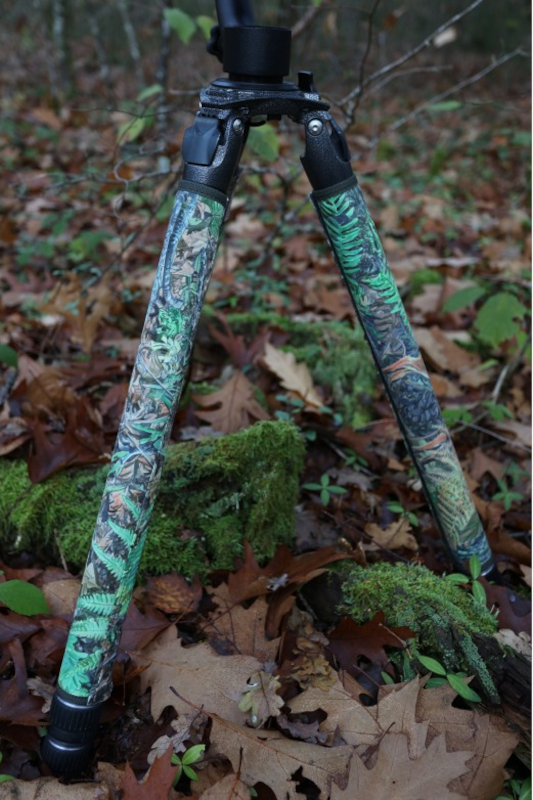 Stativschutz Herbst-Carmo-Muster von Tragopan, in Anwendung,